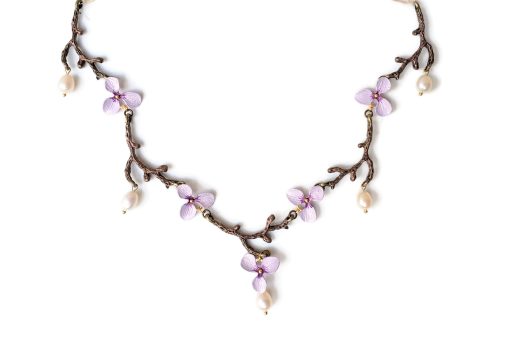 Lilac Orchid Choker