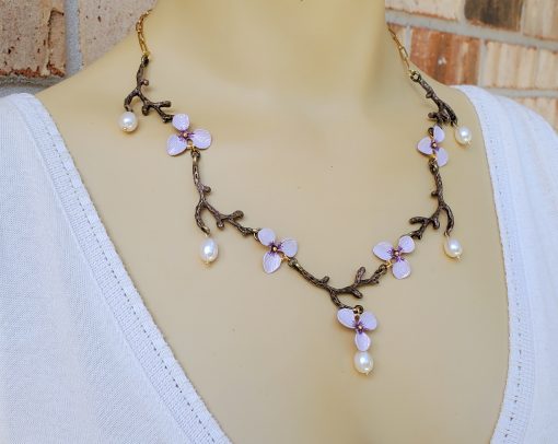 Lilac Orchid Choker - Image 2