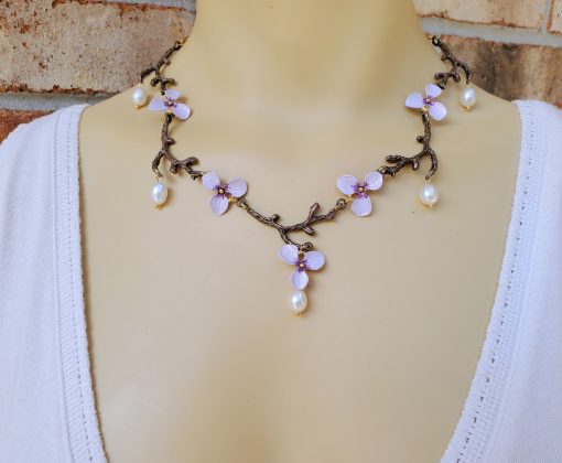 Lilac Orchid Choker - Image 4